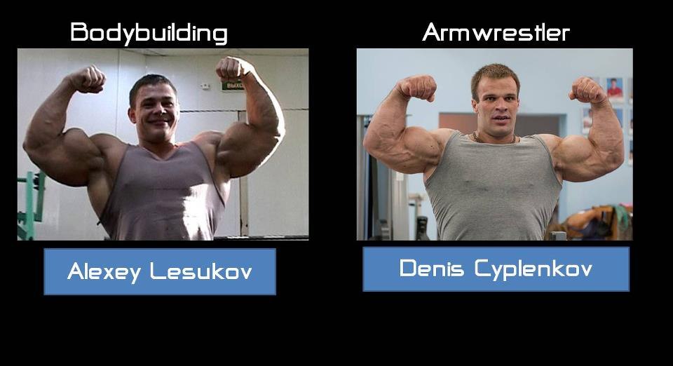 Bodybuilding VS. Armwrestling │Alexey Lesukov VS. Denis Cyplenkov